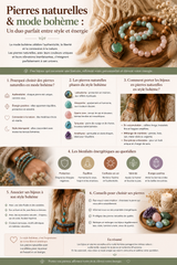 Pierres naturelles & mode bohème : un duo parfait entre style et énergie. (ÉTÉ)