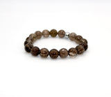 Bracelet "Essentiel" Quartz fumé facetté