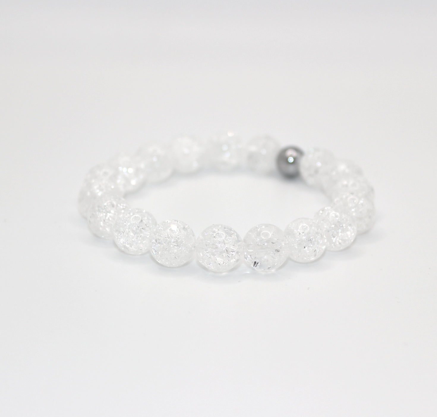 Bracelet "Essentiel" Cristal de Roche craquelé