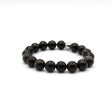 Bracelet "Essentiel" Obsidienne dorée