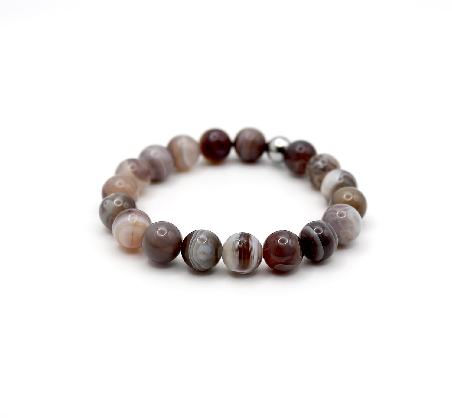 Bracelet "Essentiel" Agate Botswana