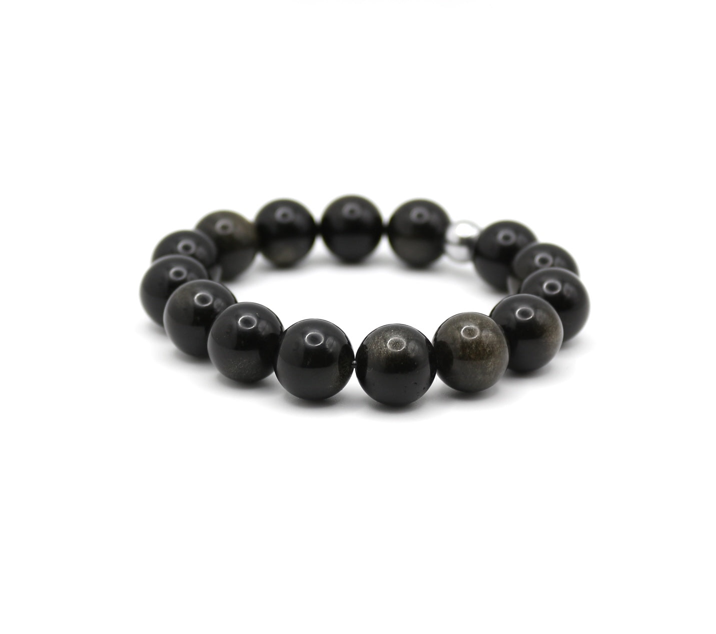 Bracelet "Essentiel" Obsidienne dorée