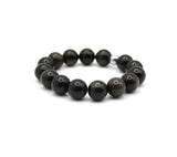 Bracelet "Essentiel" Obsidienne dorée