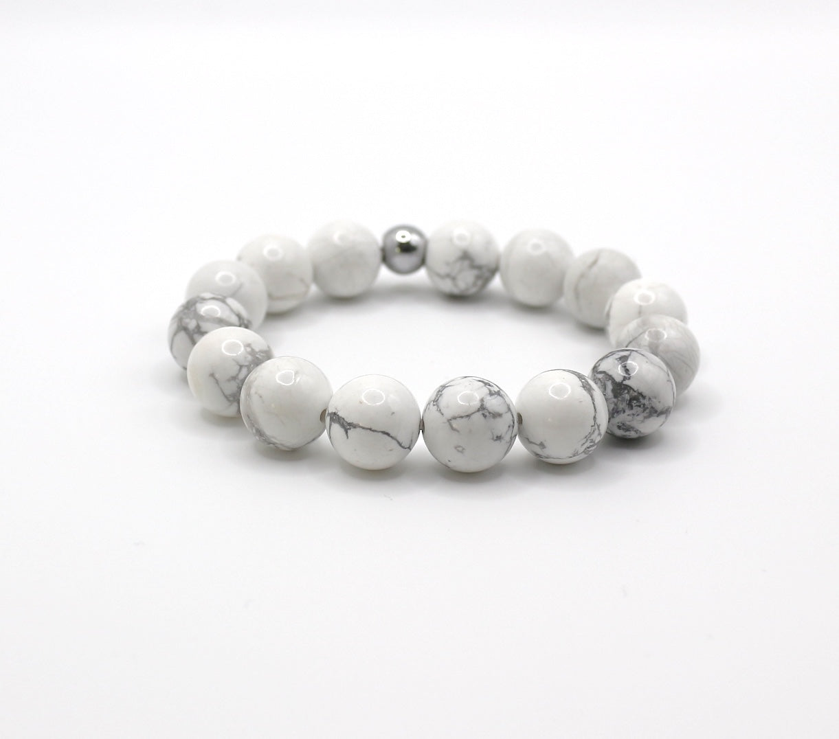 Bracelet "Essentiel" Howlite blanche