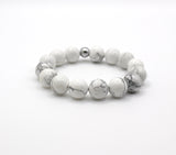 Bracelet "Essentiel" Howlite blanche