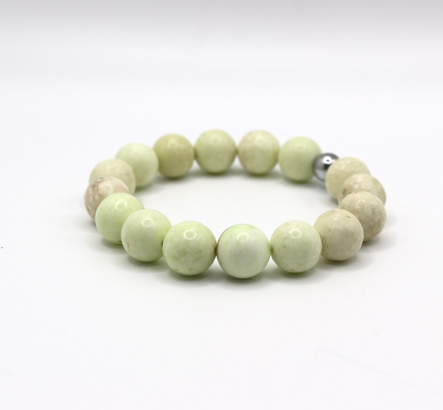Bracelet "Essentiel" Chrysoprase citron