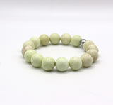 Bracelet "Essentiel" Chrysoprase citron