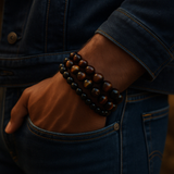 Bracelet "Essentiel" 3 Yeux ( faucon, Taureau, Tigre)