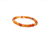 Bracelet "Essentiel" Cornaline facettée