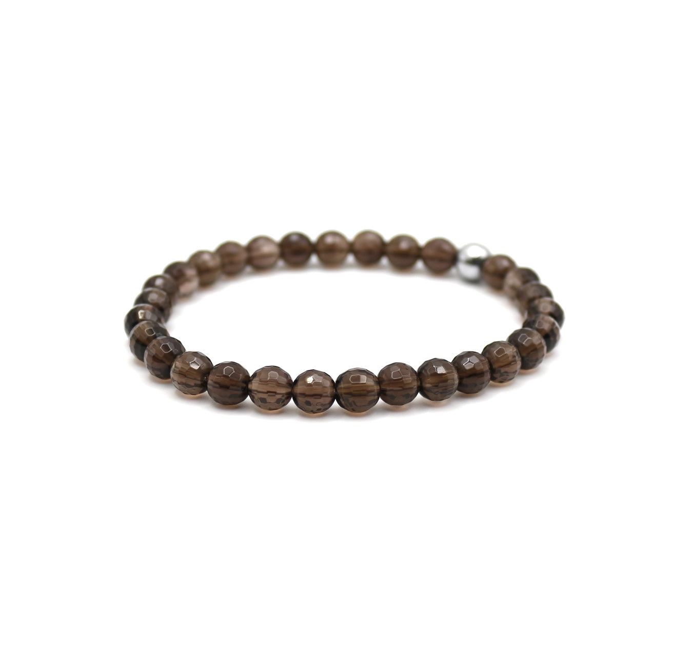 Bracelet "Essentiel" Quartz fumé facetté