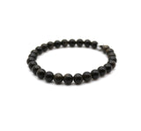 Bracelet "Essentiel" Obsidienne dorée