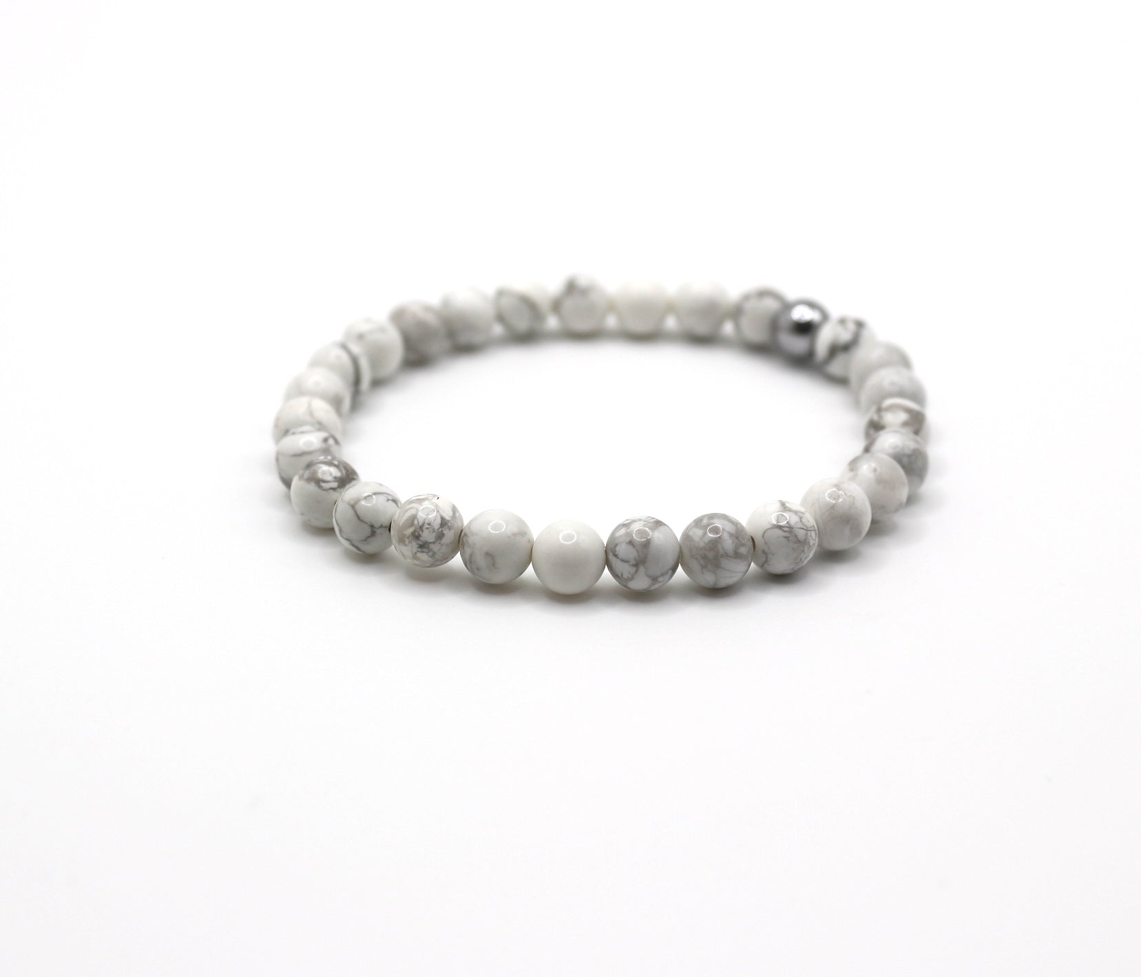 Bracelet "Essentiel" Howlite blanche