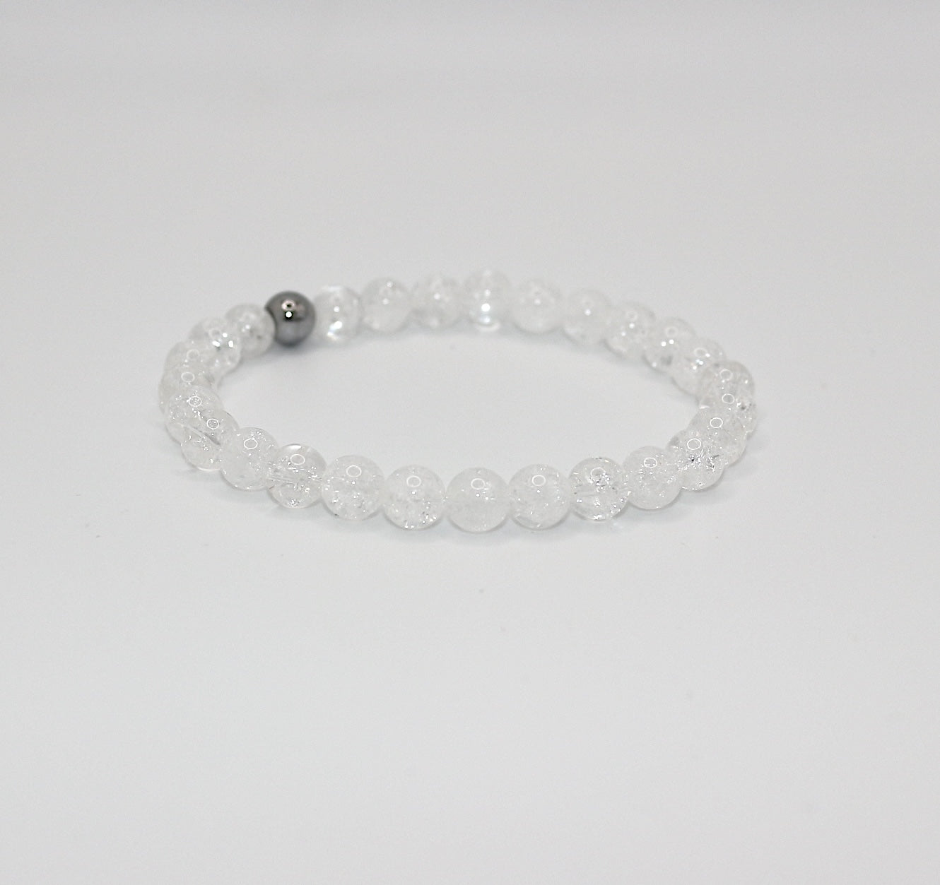Bracelet "Essentiel" Cristal de Roche craquelé