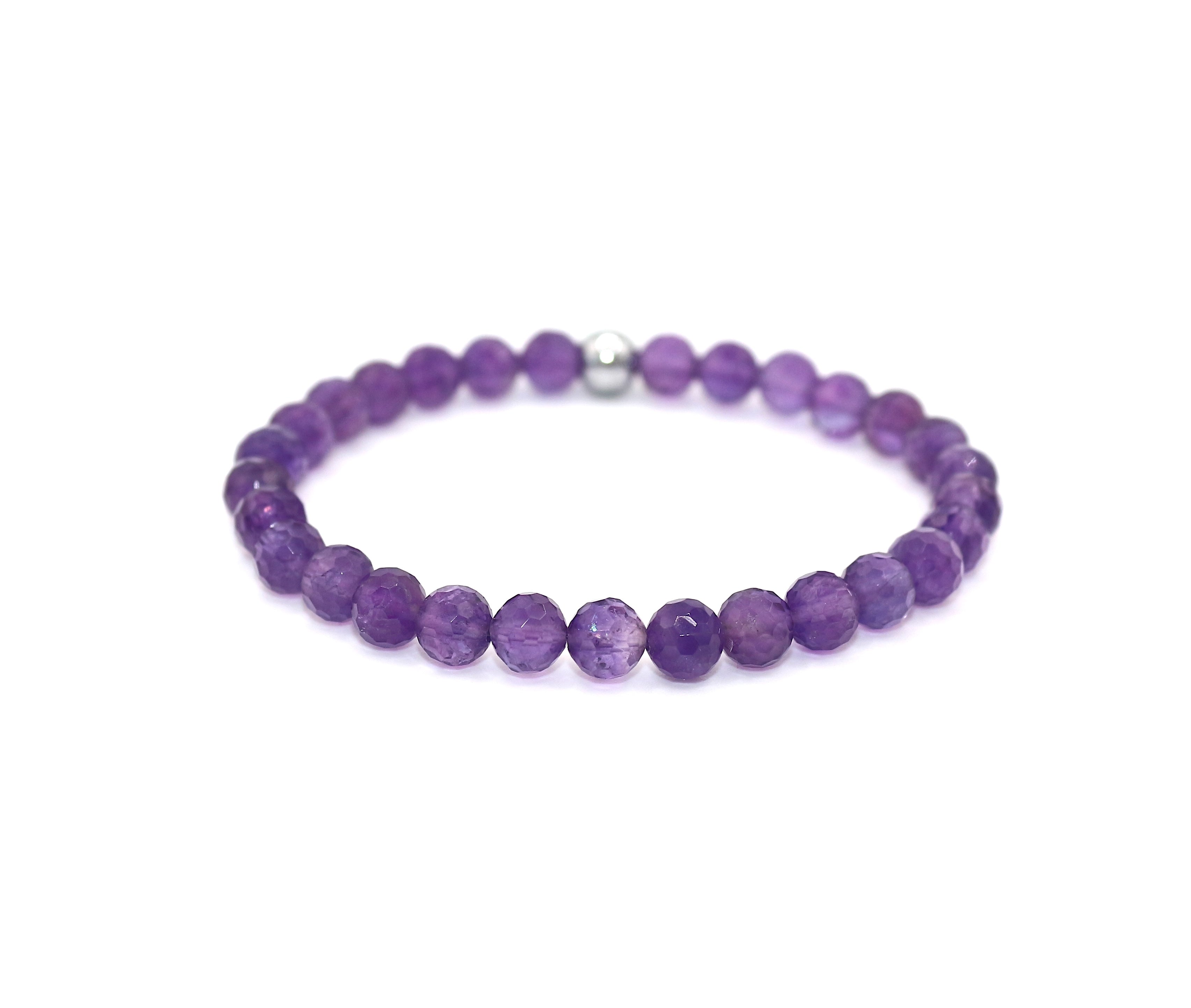 Bracelet "Essentiel" Améthyste facettée