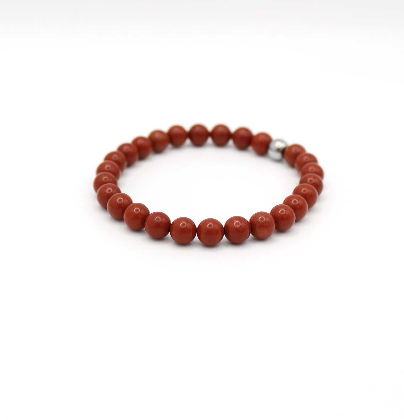 Bracelet "Essentiel" Jaspe rouge