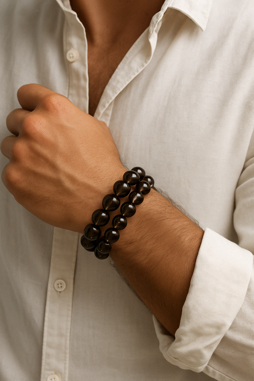 Bracelet "Essentiel" Quartz fumé