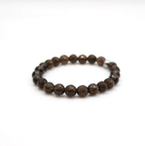 Bracelet "Essentiel" Quartz fumé facetté