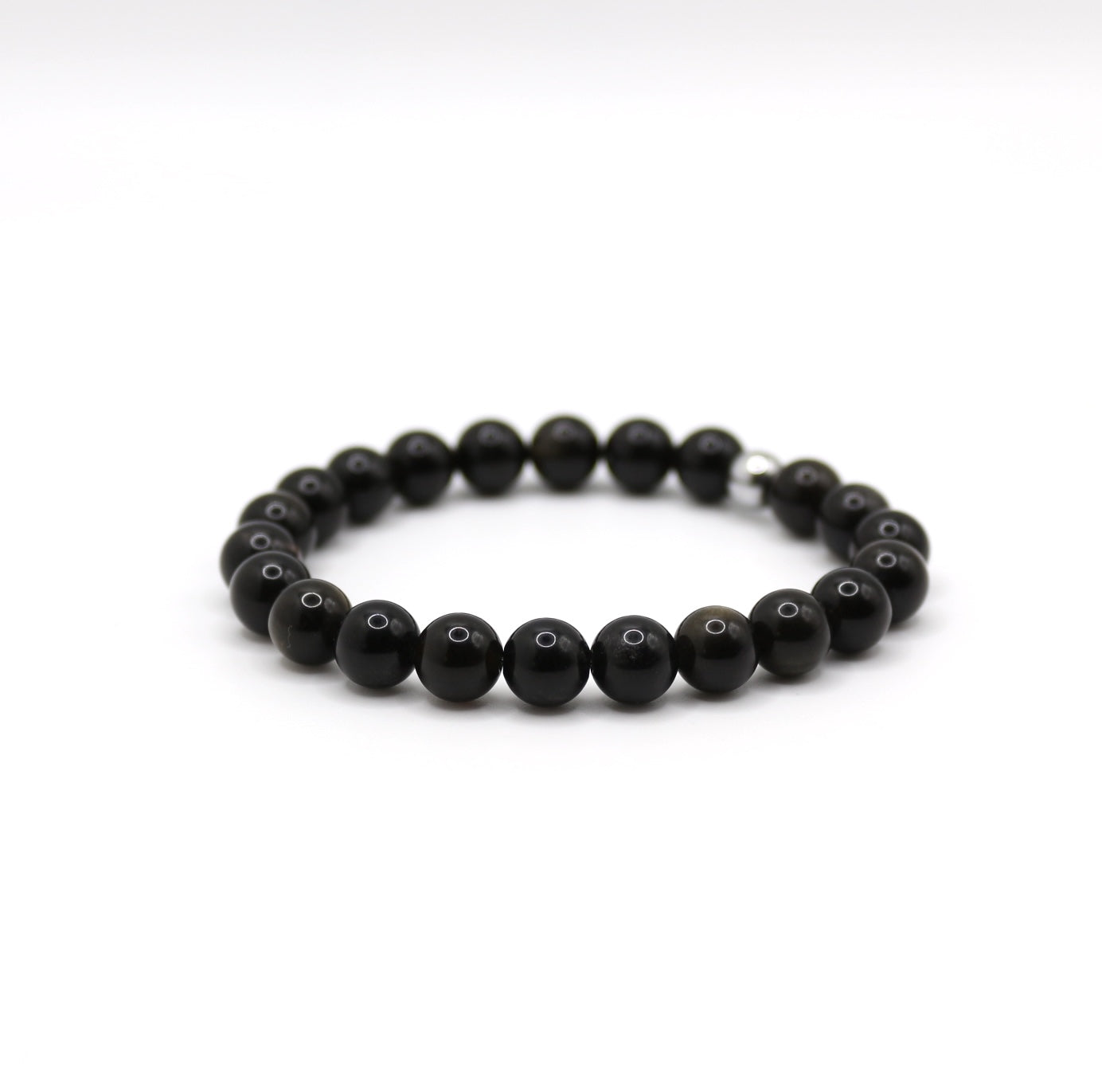 Bracelet "Essentiel" Obsidienne dorée