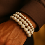 Bracelet "Essentiel" Howlite blanche