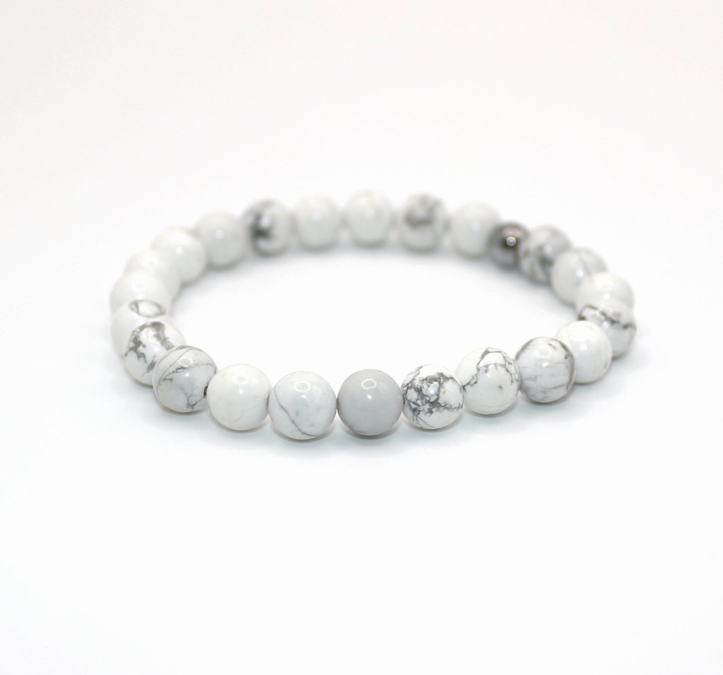 Bracelet "Essentiel" Howlite blanche