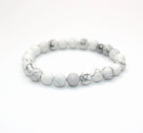 Bracelet "Essentiel" Howlite blanche