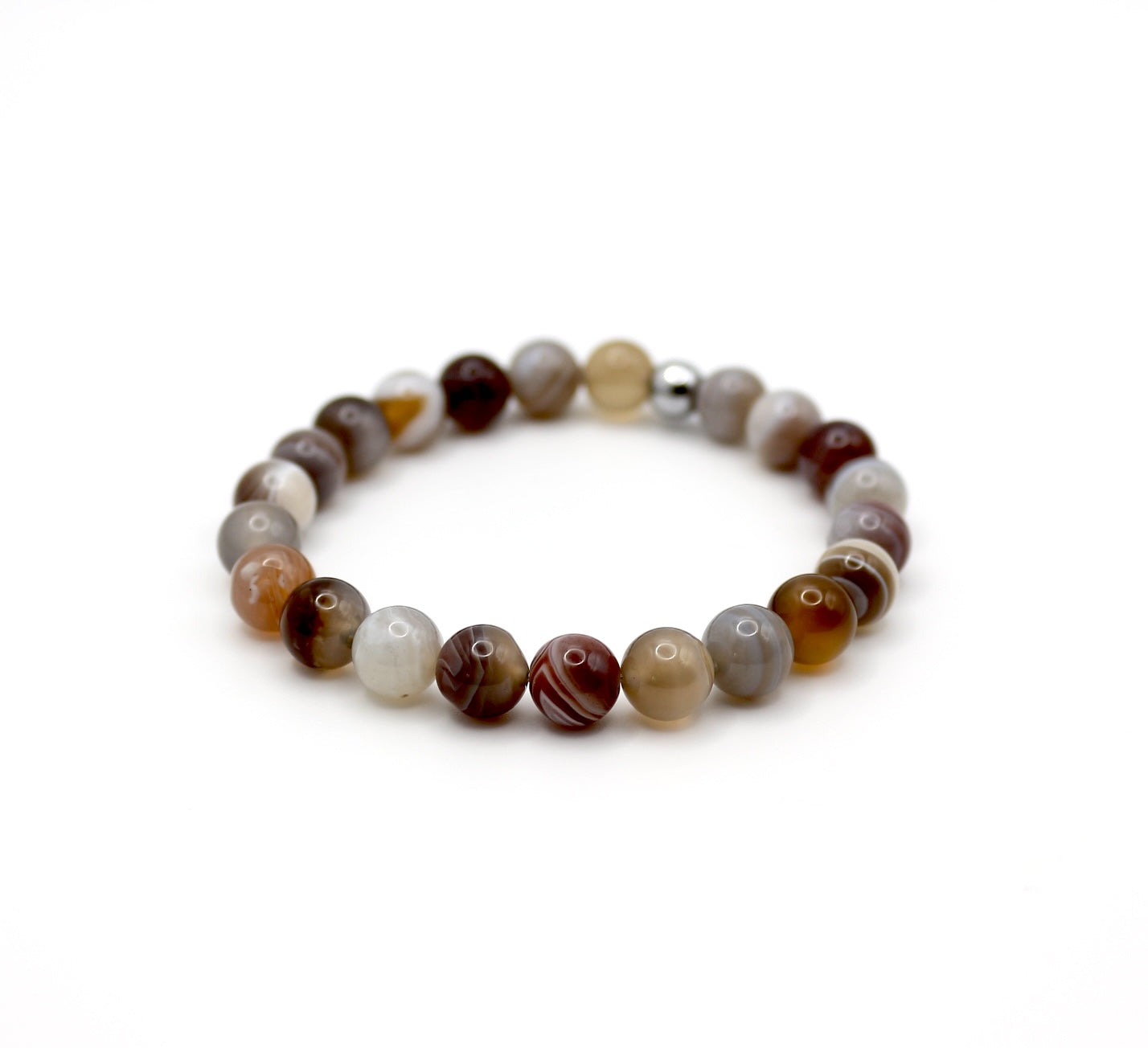Bracelet "Essentiel" Agate Botswana