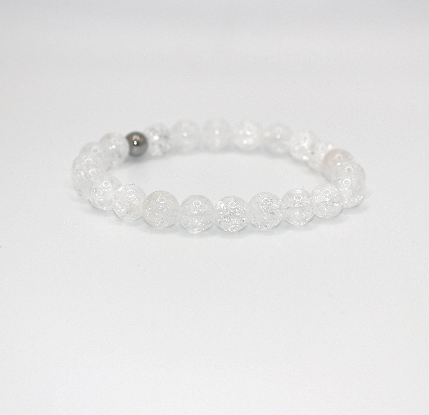 Bracelet "Essentiel" Cristal de Roche craquelé