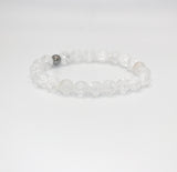 Bracelet "Essentiel" Cristal de Roche craquelé
