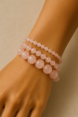 Bracelet "Essentiel" Quartz rose
