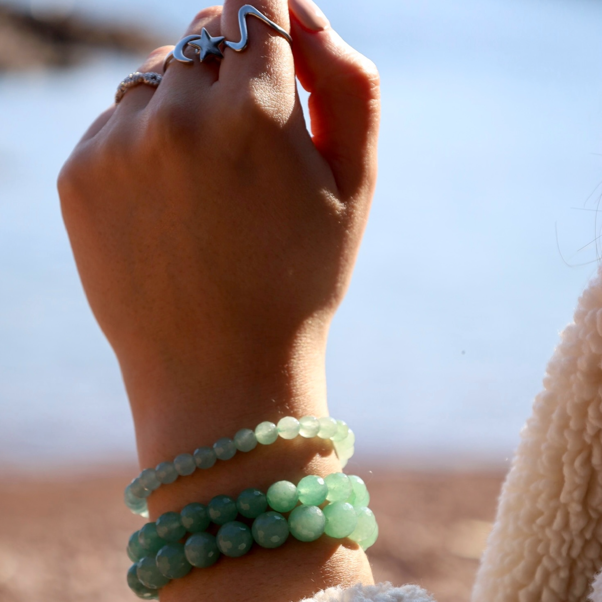 Bracelet "Essentiel" Aventurine facettée