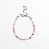 Bracelet "Coraux" Lépidolite facettée
