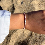 Bracelet "Coraux" Lépidolite facettée