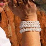 Bracelet "Essentiel" Cristal de Roche craquelé