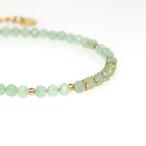 Bracelet "Eveil" Aventurine facettée