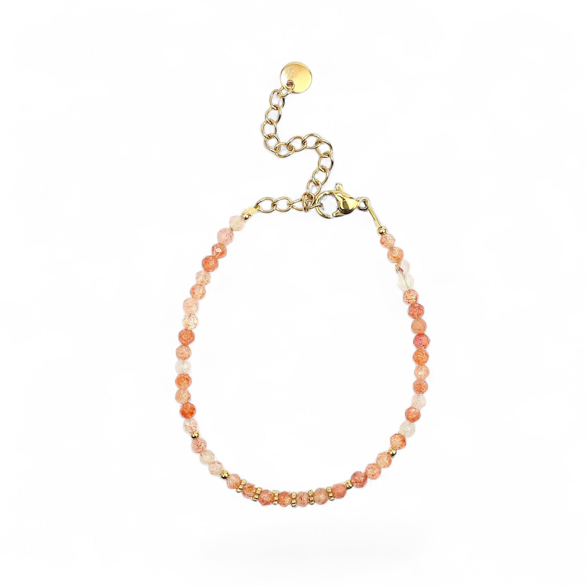 Bracelet "Eveil" Pierre de Soleil facettée