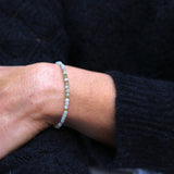Bracelet "Eveil" Jadéite facettée