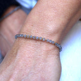 Bracelet "Eveil" Labradorite facettée