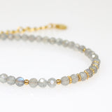 Bracelet "Eveil" Labradorite facettée