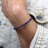 Bracelet "Eveil" Lapis-Lazuli facetté