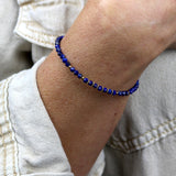 Bracelet "Eveil" Lapis-Lazuli facetté