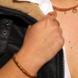 Bracelet "Eveil" Pierre de Soleil facettée