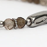 Bracelet "Coraux" Quartz fumé facetté