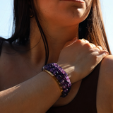 Bracelet "Essentiel" Améthyste facettée