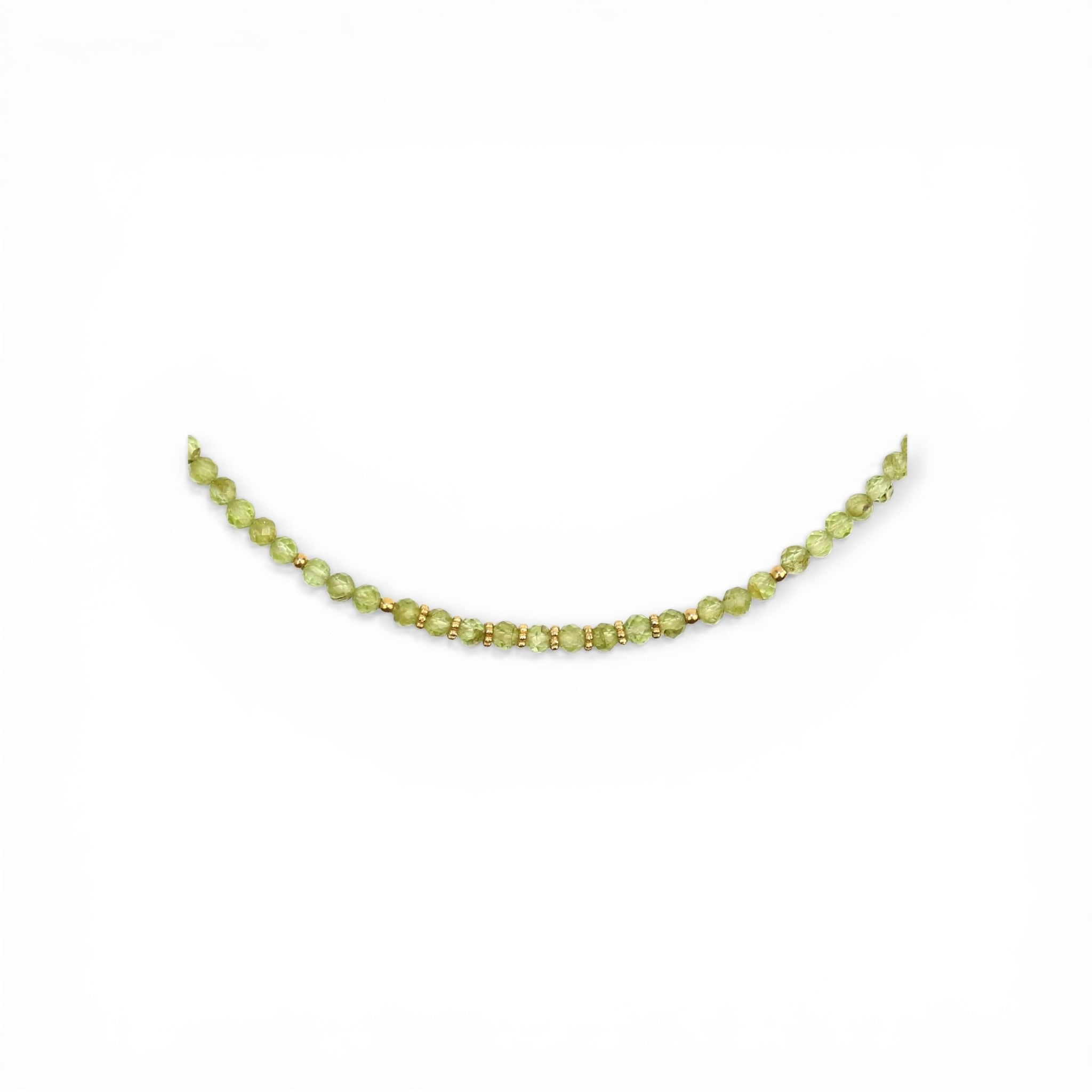Collier "Eveil" Péridot facettée