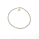 Collier "Eveil" Quartz fumé facetté