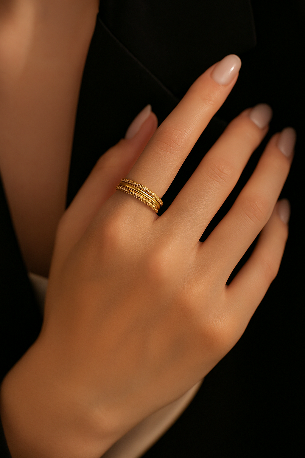 Bague Bande Acier Inoxydable