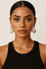 Boucles d'oreilles Acier inoxydable "Vanessa"