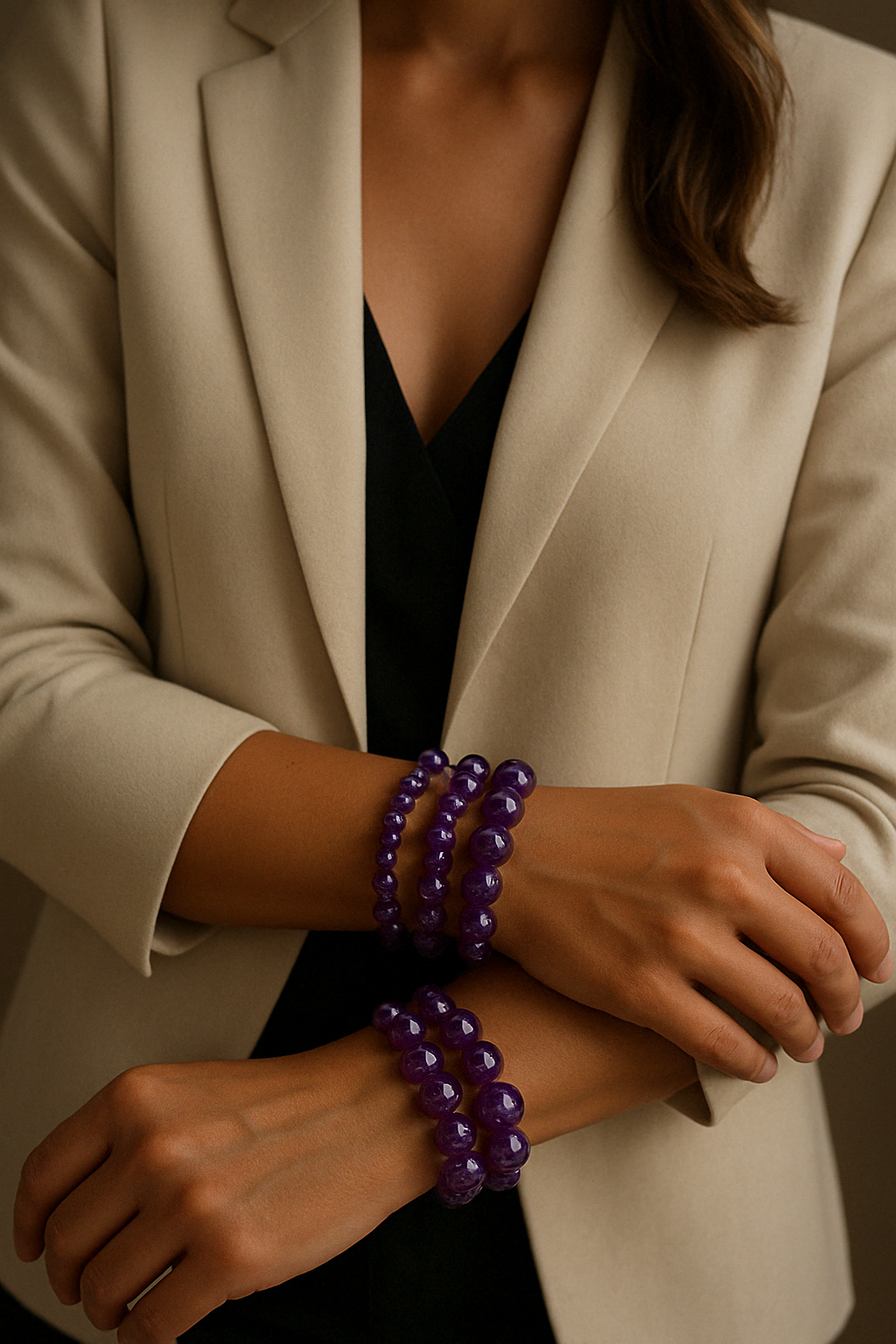 Bracelet "Essentiel" Améthyste facettée