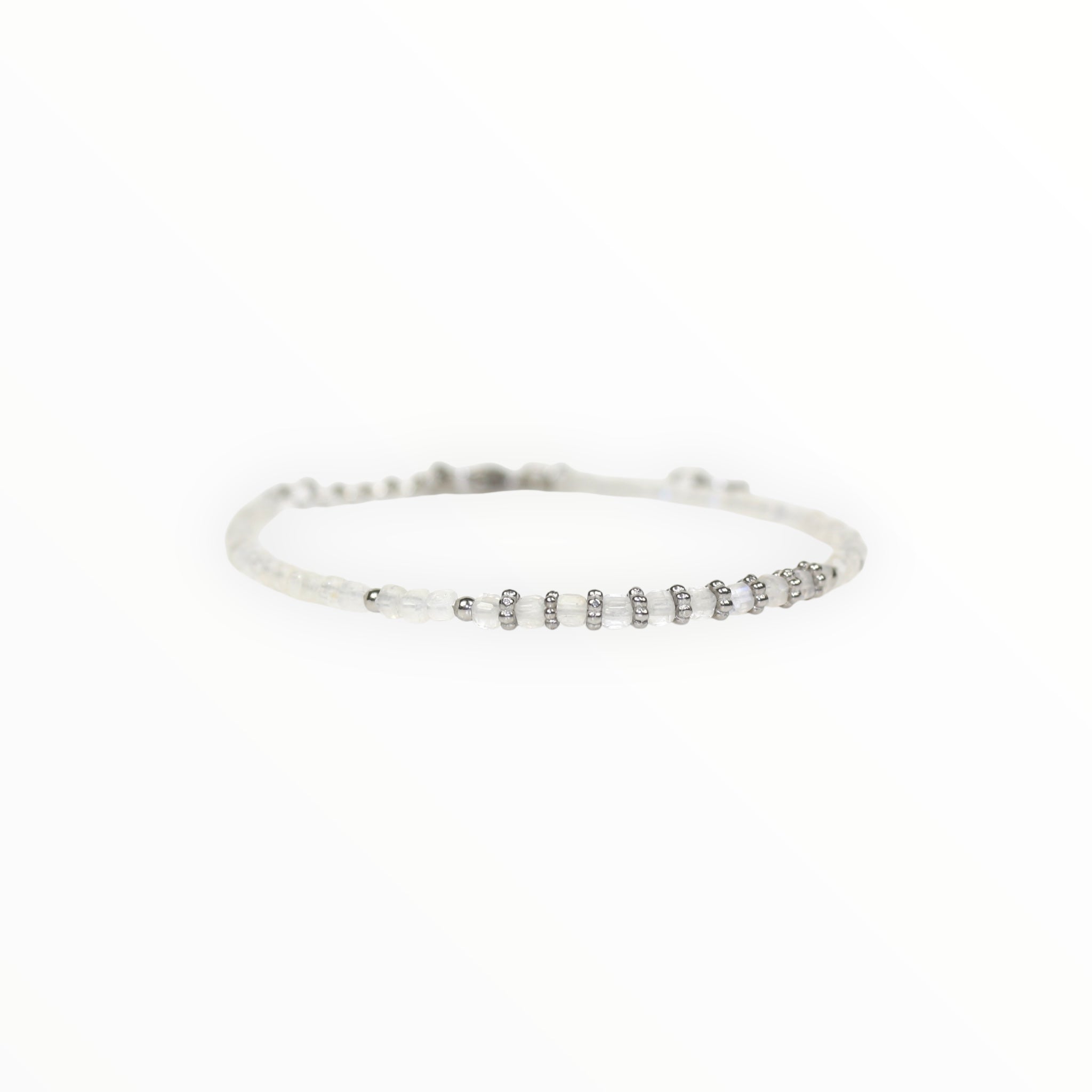 Bracelet "Eveil" Pierre de Lune Cube facettée