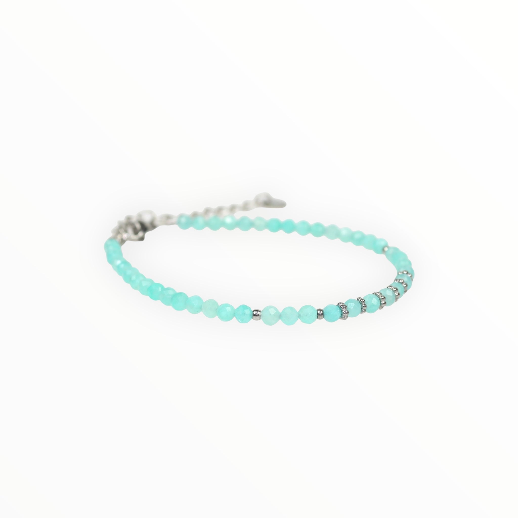 Bracelet "Eveil" Amazonite facettée